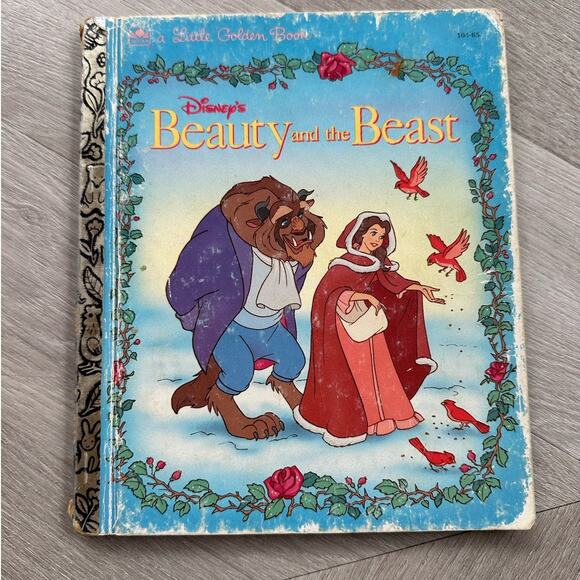 Disney's Beauty and the Beast Little Golden Book Vintage 1991 - Picture 1 of 8